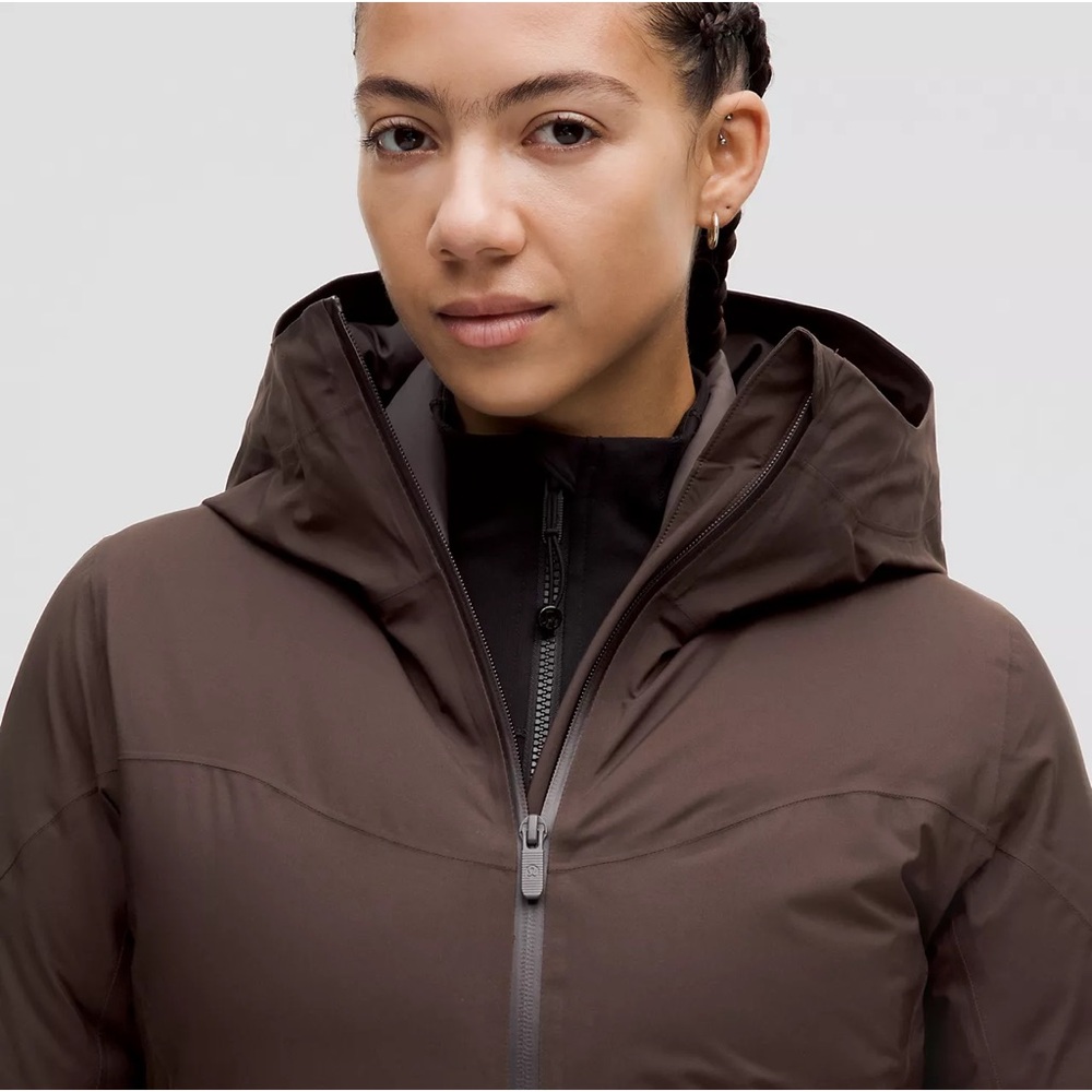 BRAND NEW Lululemon StretchSeal Sleet Street 600-Down-Fill Long Jacket - Picture 8 of 16